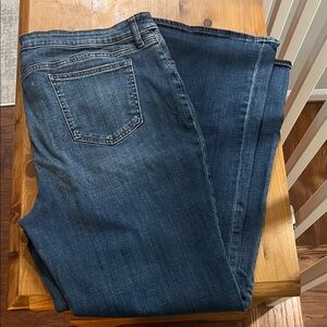 Chico's Dark Blue Wide Leg Jeans